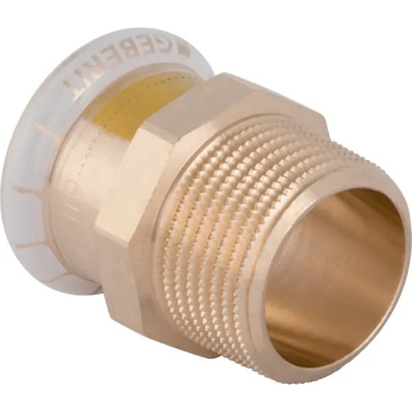Geberit Mapress 22mm x 3/4" Copper Adaptor with Male Thread Gas 34670