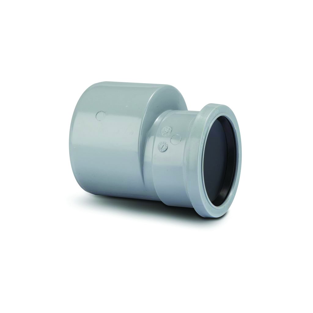 Polypipe Reducer 110mm to 82mm Soil Grey