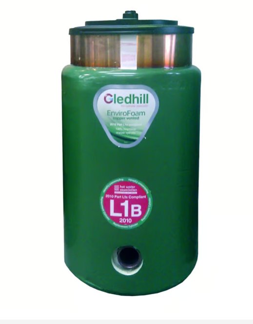 Gledhill 145L Direct Combi Vented Cylinder 1400 x 450mm - BDCOM06
